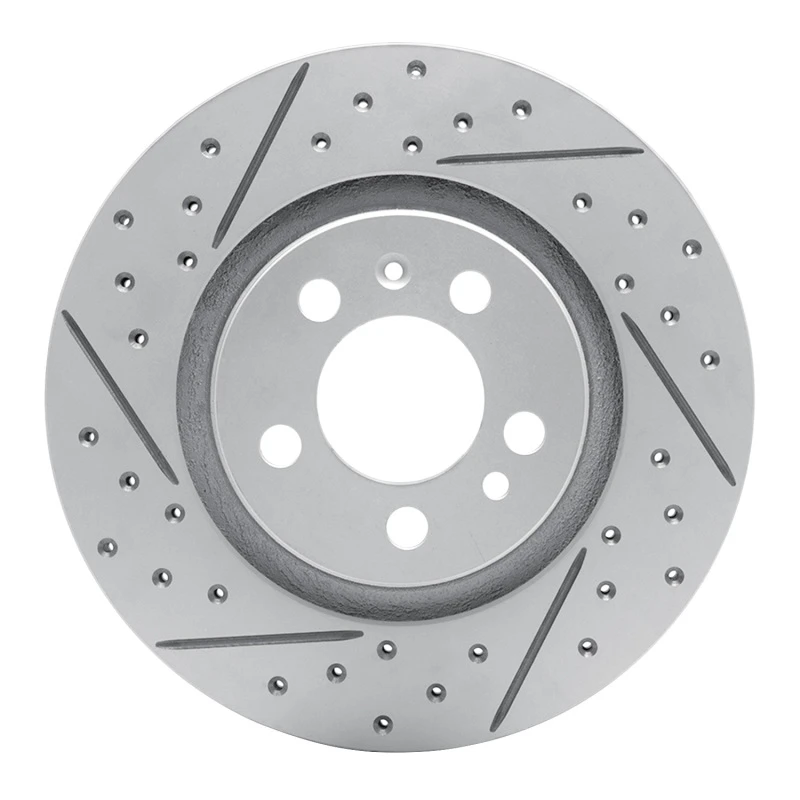 DFC 98-15 Volkswagen Golf Front Left Drilled & Slotted Geoperformance Rotor