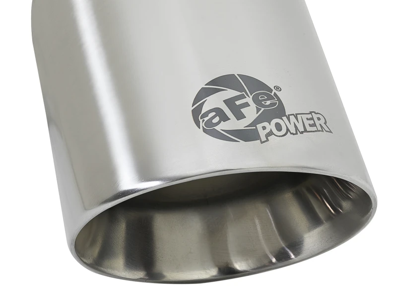 aFe MACH Force-Xp Universeller 304 SS Einzelwand-Schraubenauspuff-Endstück - Poliert