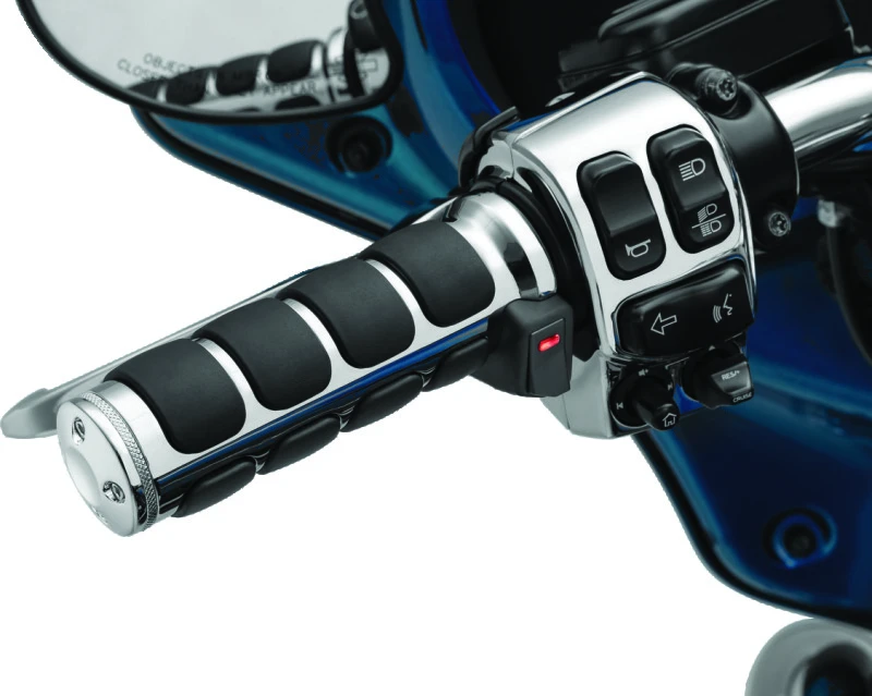 Kuryakyn Heated ISO Grips Dual Cable Chrome