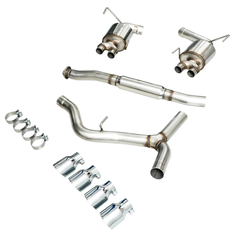AWE Tuning 2015+ Subaru WRX VA Limousine Touring Edition Auspuff - Chrom-Silber Spitzen (102mm)