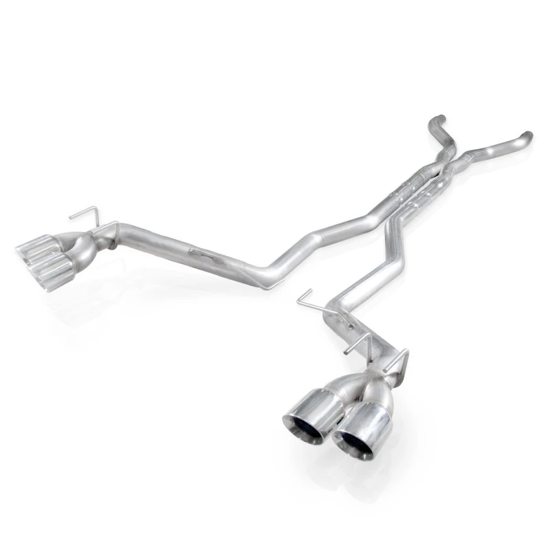 Stainless Works 2012-15 Camaro ZL1 6.2L 3-Zoll-Catback-Doppelkammer-Auspuff X-Pipe Resonator Deletes