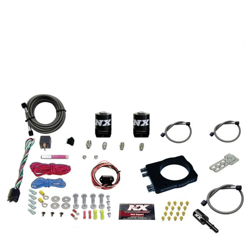Nitrous Express 90mm Hemi Plate System (50-400hp) w/5lb Bottle