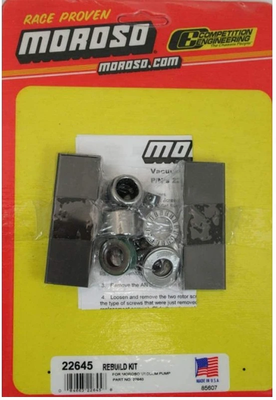 Moroso Vakuumpumpen-Rebuild Kit – 3 Vane