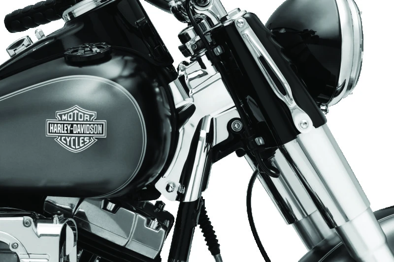 Kuryakyn Neck Cover für 07-17 FLST Modelle Chrome