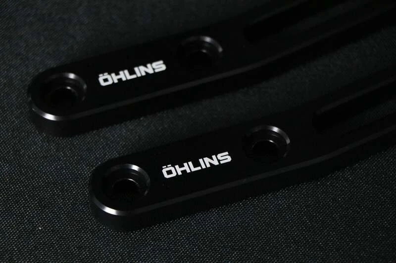 Ohlins 14-26 Harley FL Touring STX 36 Twin Blackline 12in Blk Reservoir Shocks - Standard Springs
