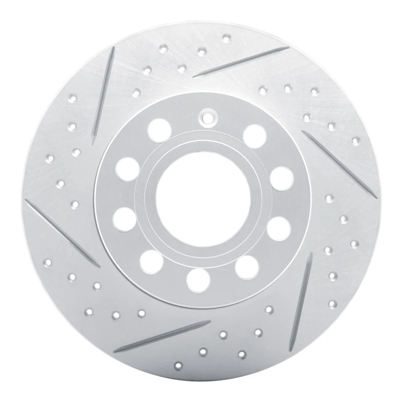 DFC 05-13 Audi A3 Rear Left Drilled & Slotted Geoperformance Rotor