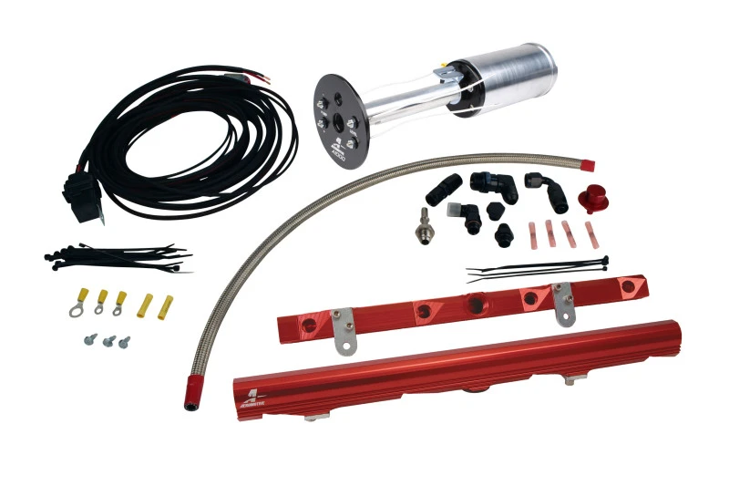 Aeromotive C6 Corvette Kraftstoffsystem - A1000/LS2 Rails/Wire Kit/Fittings