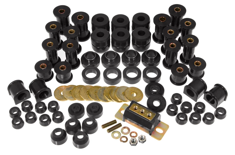 Prothane 87-96 Jeep Wrangler Total Kit - Schwarz