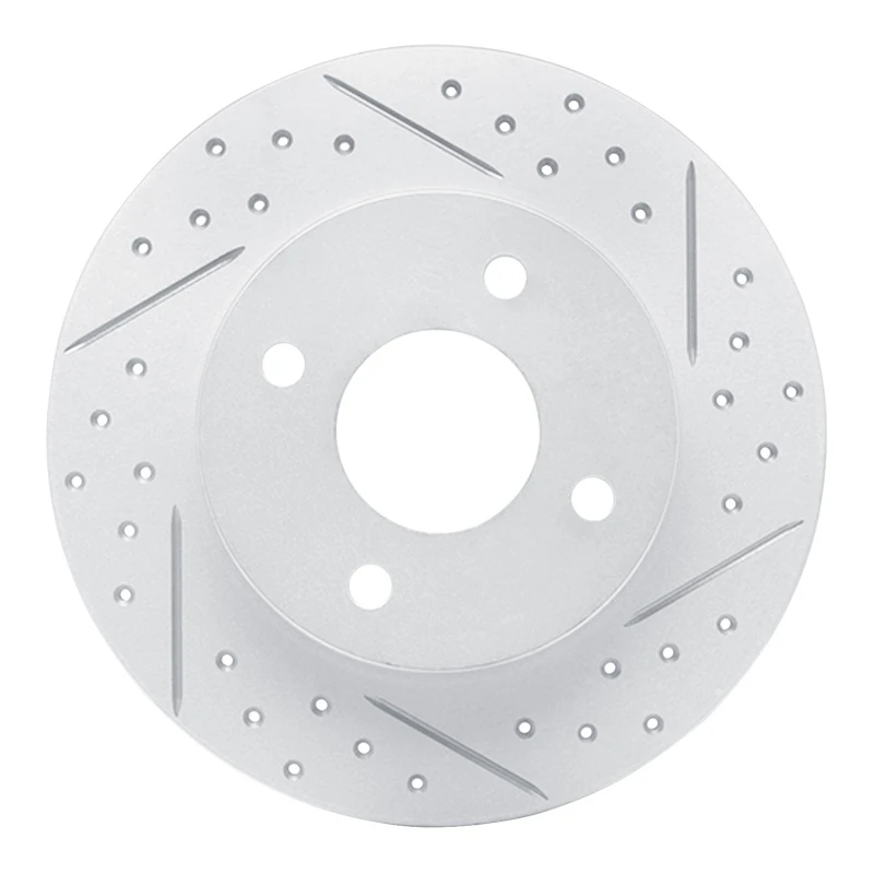 DFC 04-06 Nissan Sentra Rear Right Drilled & Slotted Geoperformance Rotor
