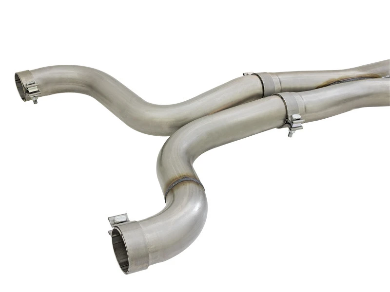 aFe MACHForce XP 3 Zoll 304 SS Axle-Back Exhaust Dual Exhaust (NPP) mit schwarzen Tips 16-17 Camaro SS V8