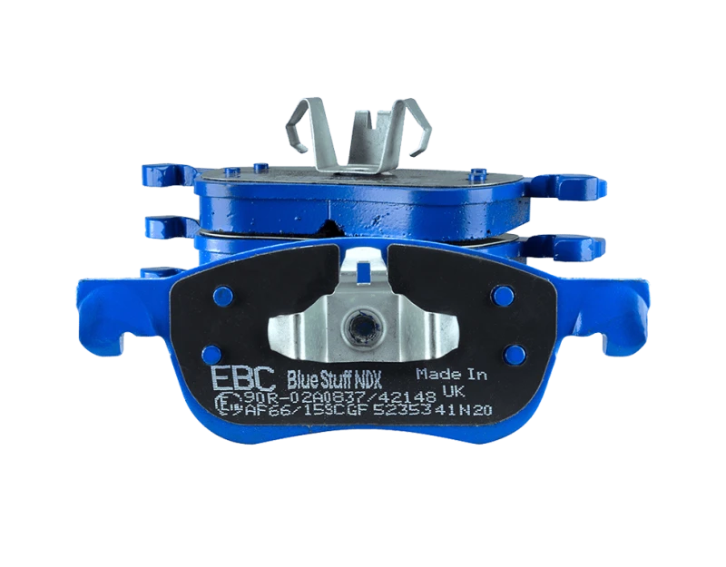 EBC for 04-05 Mitsubishi Lancer Evo 8 2.0T (FQ400 w/Alcon Caliper) Bluestuff Front Brake Pads