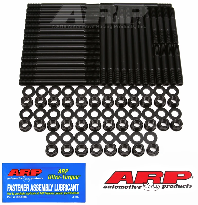 ARP BB Chevy Dart schwarz mit Dart Kopf Sechskant Schraubenkit