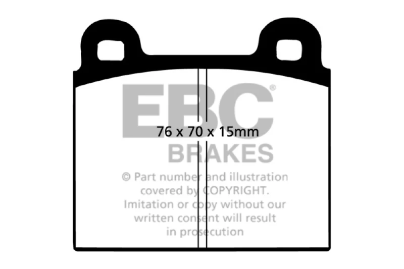 ebc_DP2103-679320029f793 EBC 70-75 Alfa Romeo Montreal 2.6 Redstuff Front Brake Pads