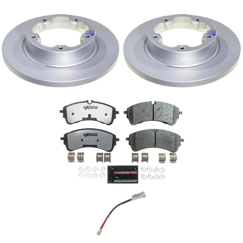 Power Stop 22-24 Ford E-Transit Rear Z36 Coated Truck & Tow Brake Kit