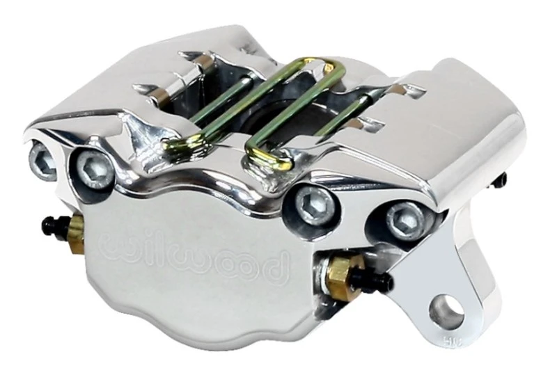 Wilwood Caliper-Polished Dynapro Single 3.75in Mount 1.75in Pistons.19in Disc Long Piston