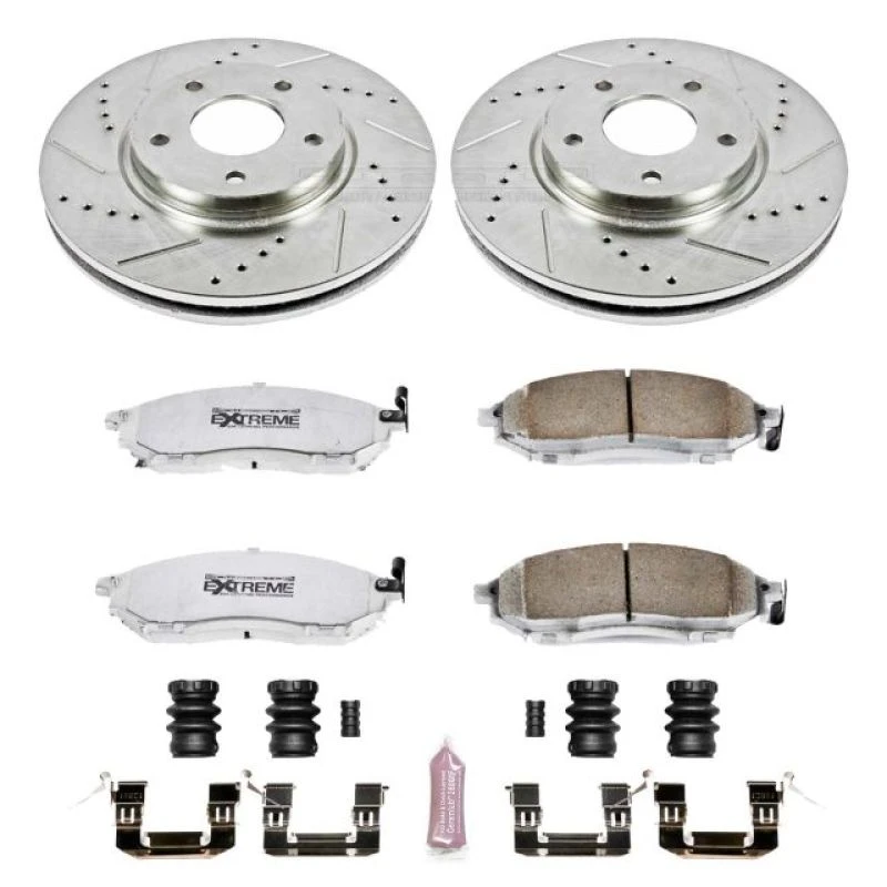 powerstop_K152-26-67944f2aa50ef Power Stop 03-04 Infiniti M45 Front Z26 Street Warrior Brake Kit