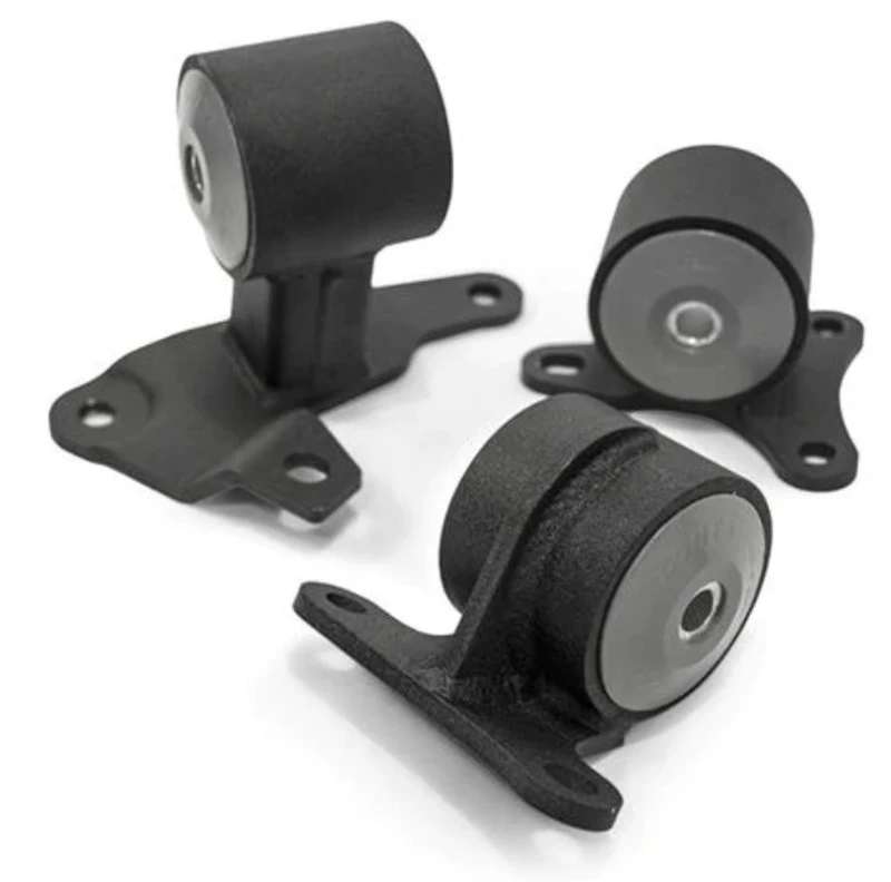 Innovative 90-93 Accord H/F Series Black Steel Mounts 95A Bushings (Auto zu Manuel)