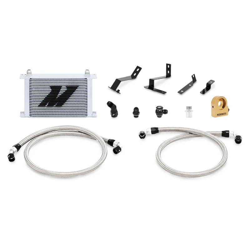 Mishimoto 2016+ Chevy Camaro Öl-Kühler-Kit mit Thermostat - Silber