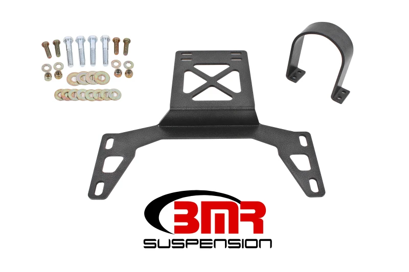 bmr-suspension_DSL020H-679304e9a868b BMR 07-14 Shelby GT500 Vorderer Antriebswellensicherheitsbügel - Schwarz Hammertone