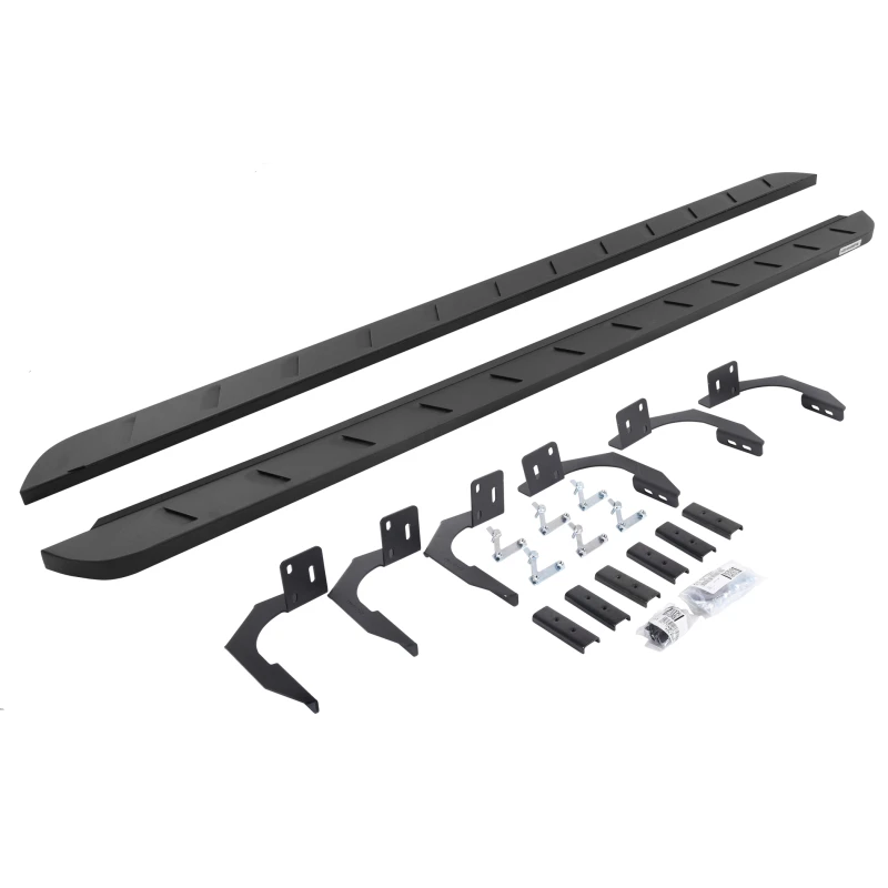 Go Rhino 10-22 Ram 2500/3500HD Crew Cab 4DR RB10 Slim Laufbrett Kit (Inkl. Halterungen) - Tex. Schwarz