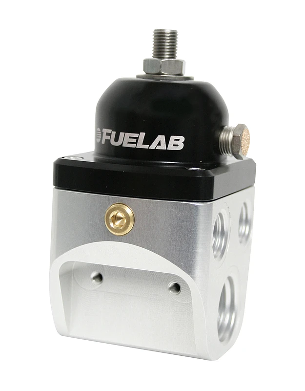 Fuelab Universal CARB Adjustable Fuel Pressure Regulator 4 Port Blocking Style 2-4 PSI