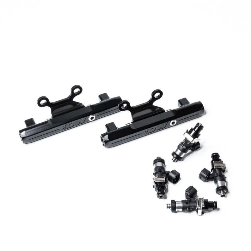 DeatschWerks Top Feed Kraftstoffrail-Upgrade-Kit mit 2200cc Einspritzern für 02+ Subaru WRX / 07+ STI/LGT