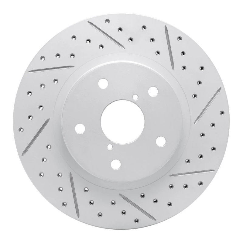 DFC 19-24 Subaru Forester Front Right Drilled & Slotted Geoperformance Rotor