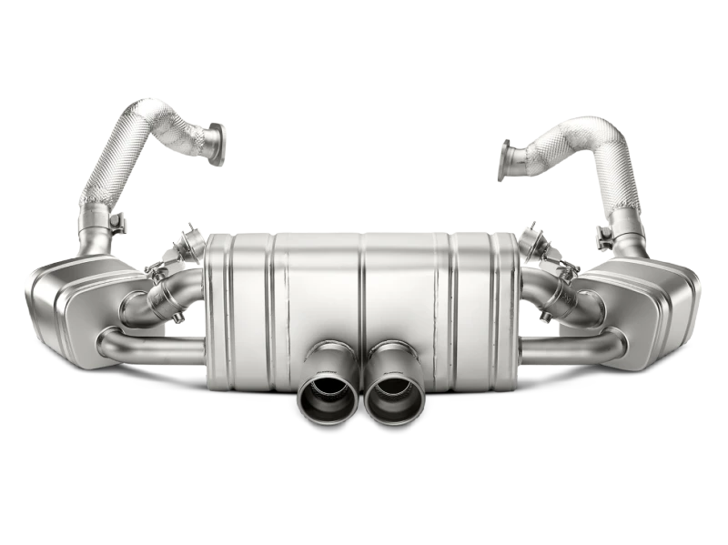 Akrapovic 12-15 Porsche Boxster (981) Slip-On Line (Titanium) w/ Titanium Tips