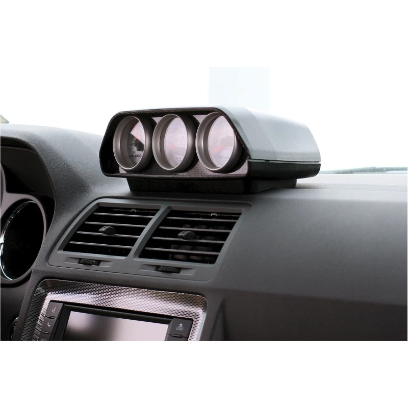 Autometer 08-11 Dodge Challenger Schwarz Triple Dash Pod