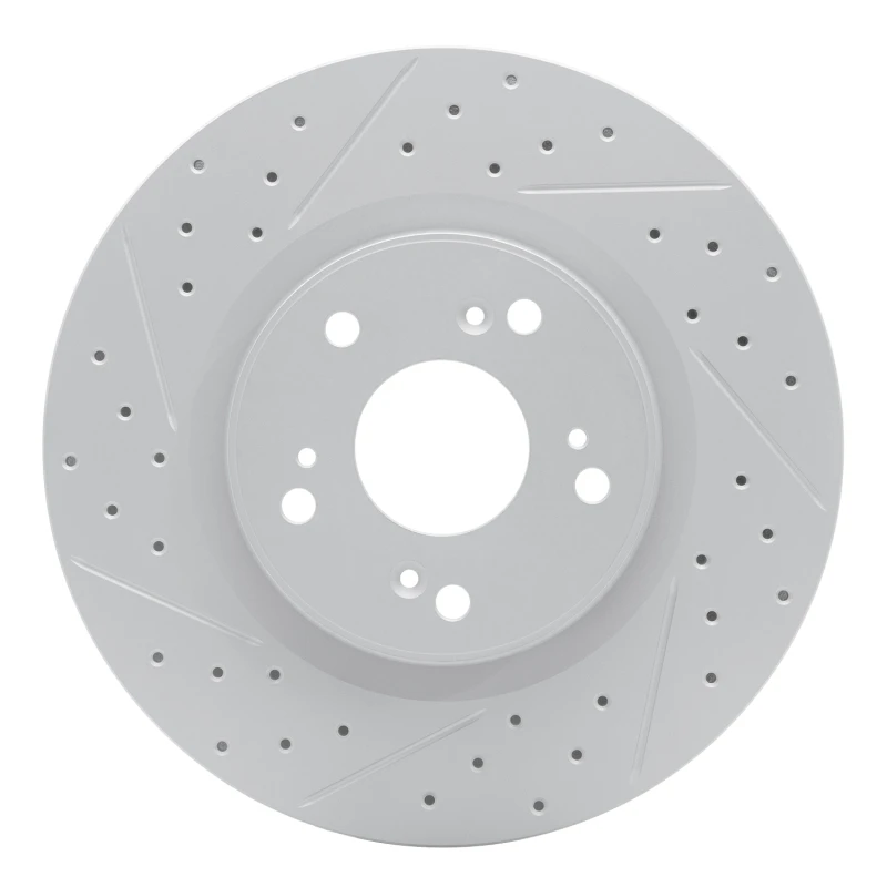 DFC 12-16 Honda Cr-V Front Left Drilled & Slotted Geoperformance Rotor