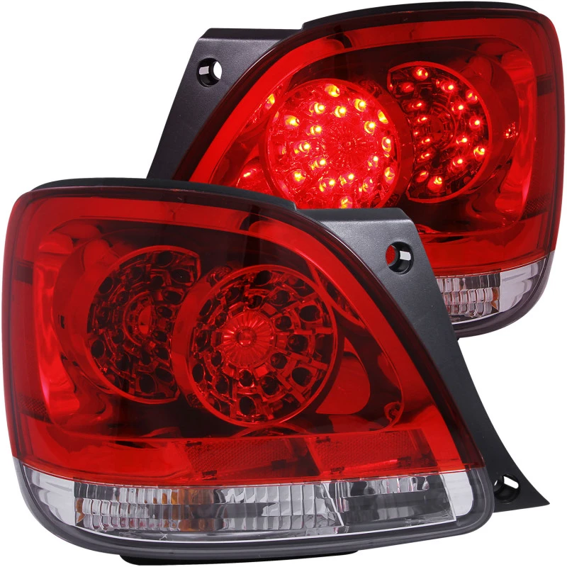 ANZO 1998-2005 Lexus Gs300 LED-Rückleuchten Rot/Klar