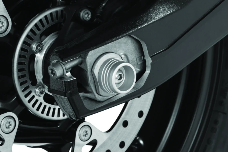 Kuryakyn Lodestar Hinterachsschieber Silber für BMW Motorräder