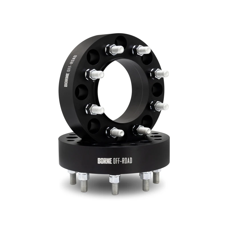 Borne Off-Road Wheel Spacer Adapters - 8x165.1 to 8x180 - 50 - Black