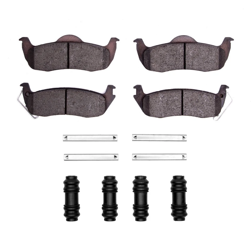 DFC 05-10 Jeep Grand Cherokee Rear 4000 HybriDynamic Brake Pads and Hardware Kit