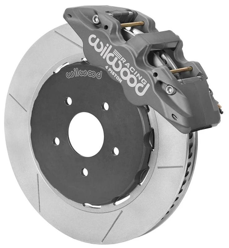 Wilwood Aero4R/ST Vordere Bremsanlage 14 Zoll Schwarz eloxiert 97-13 Chevrolet Corvette C5/C6