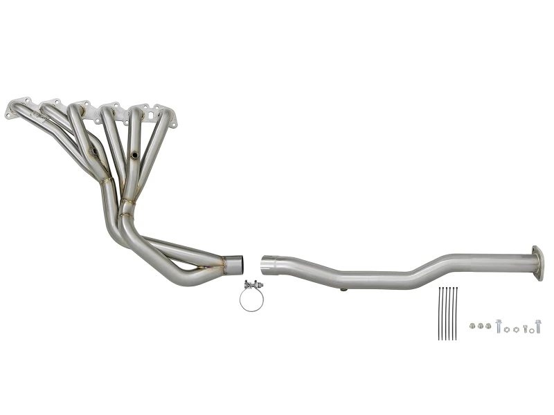 aFe Power Twisted Steel Langrohrkrümmer & Anschlussrohre 01-16 Nissan Patrol (Y61) V8-4.8L