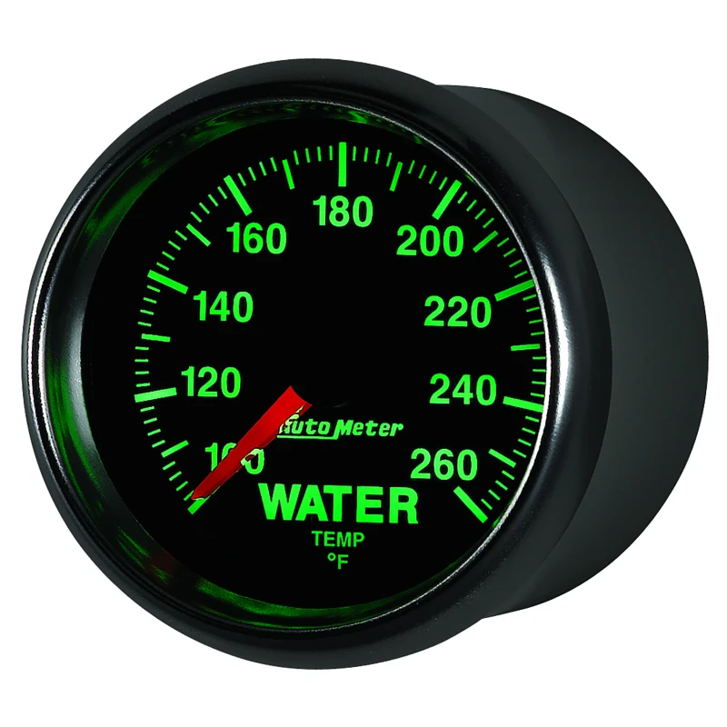 Autometer GS 100-260 degree Electronic Water Temperature Gauge