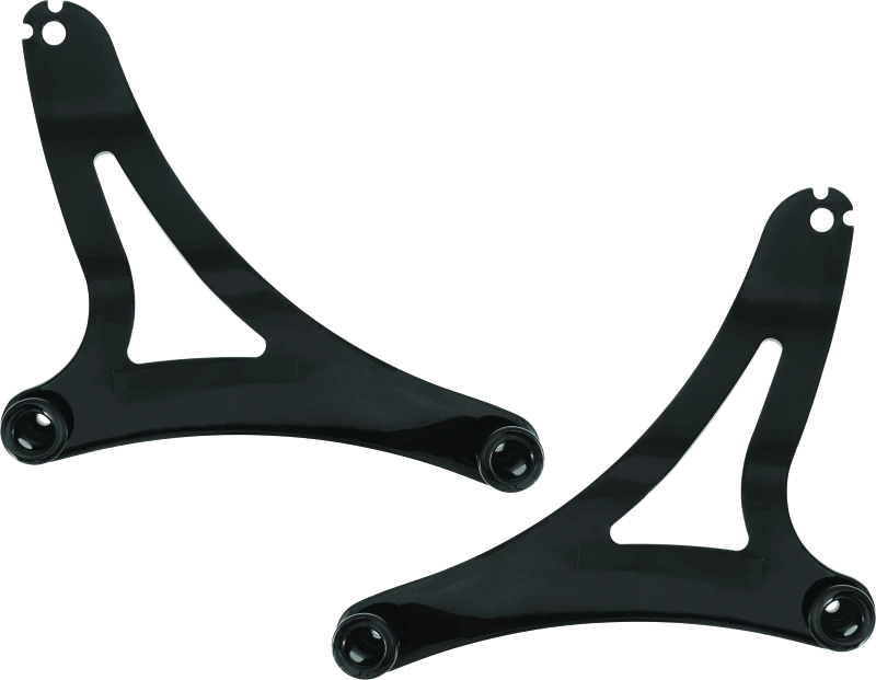 Kuryakyn Fixed Mounts Multi-Purpose Fahrer- und Soziusrückenlehne für 14-22 Indian Modelle Schwarz