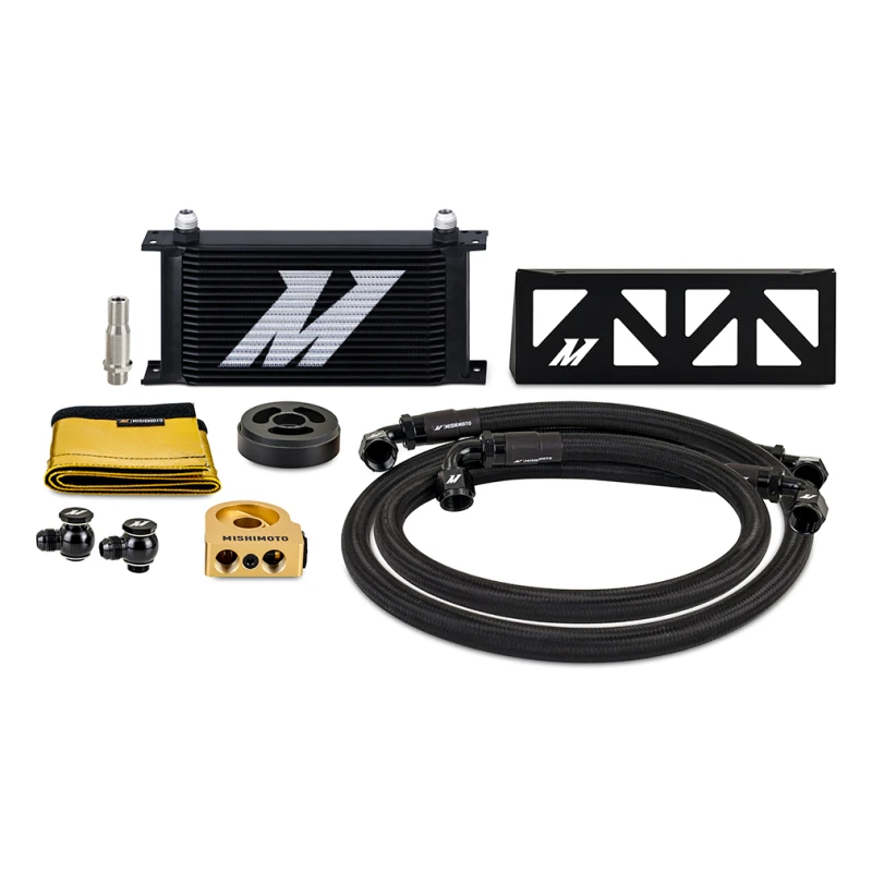 Mishimoto Öl-Kühler-Kit Thermostatisch - Schwarz für 22+ Subaru BRZ/Toyota GR86