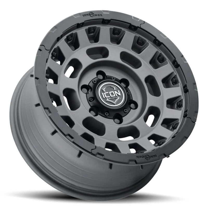 Icon Hammer Pro 17x8.5 / 6x135 / 25MM / 5in BS - Charcoal