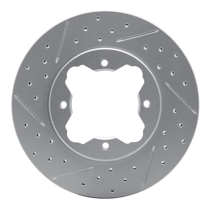 DFC 90-97 Acura Cl Front Left Drilled & Slotted Geoperformance Rotor