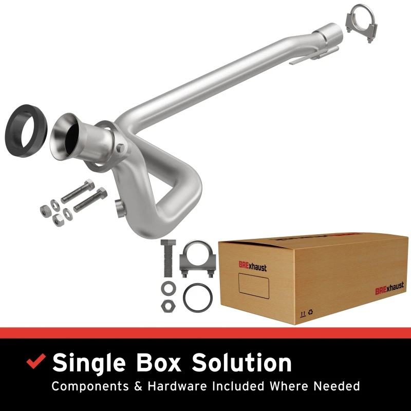 BRE Exhaust Front Pipe Kit für 1987–1995 Jeep Cherokee Wagoneer 2.5L & 4.0L