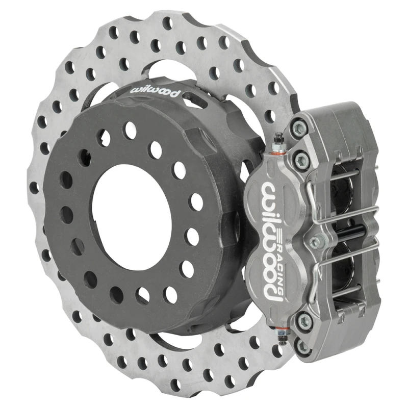 Wilwood Big Ford New Style Dynapro SA Lug Drive Dynamic Single Rear Drag Brake Kit- 2.50 Offset