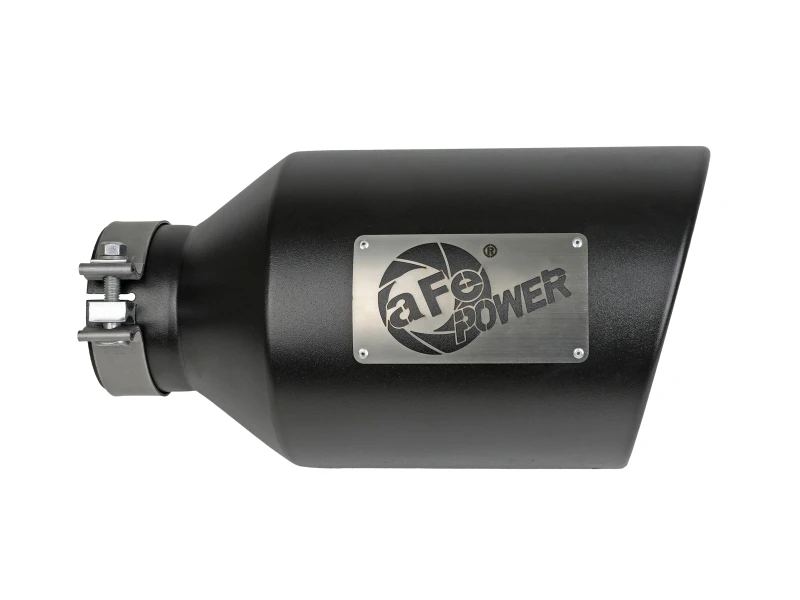 aFe Power MACH Force-Xp 409 Edelstahl-Klemm-Auspuff-Endrohr Schwarz