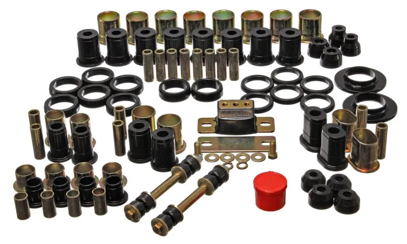 Energy Suspension 66-72 Oldsmobile Cutlass/442/F-85/Europa Schwarzes Hyper-Flex-Master-Bushing-Set