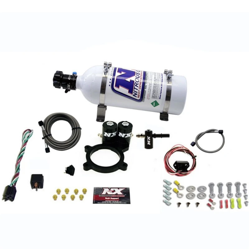 Nitrous Express 2014+ GM 5.3L LKW Nitrous Platten-Kit (50-250PS) mit 5lb Flasche