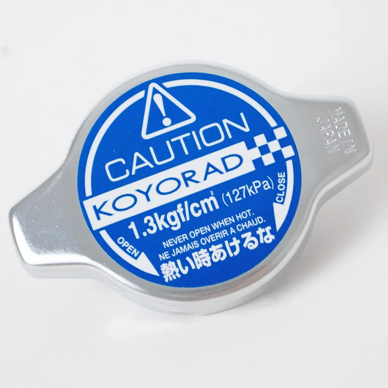 Koyo Hyper Radiator Cap - Shallow Plunger Style - Blue Label