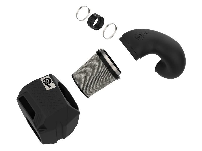 aFe Diesel Elite Ansaugsysteme Stufe 2 mit Pro Dry S Filter Dodge Diesel LKW 94-02 L6-5.9L (td)