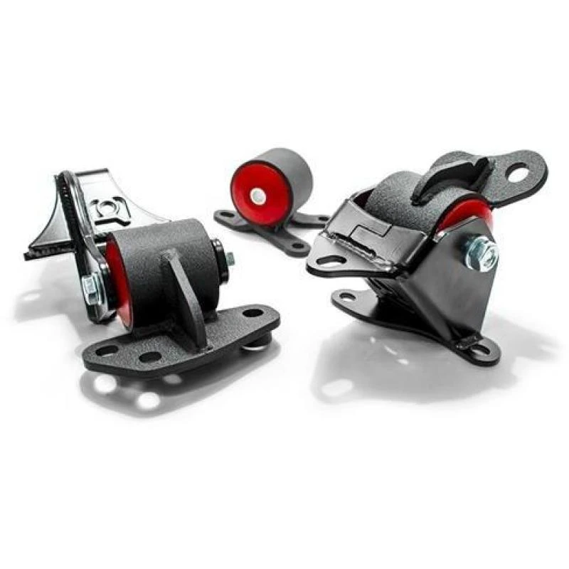 Innovative Mounts 96-00 Civic D-Series Black Steel Mounts 75A Bushings (CVT zu Manuel)