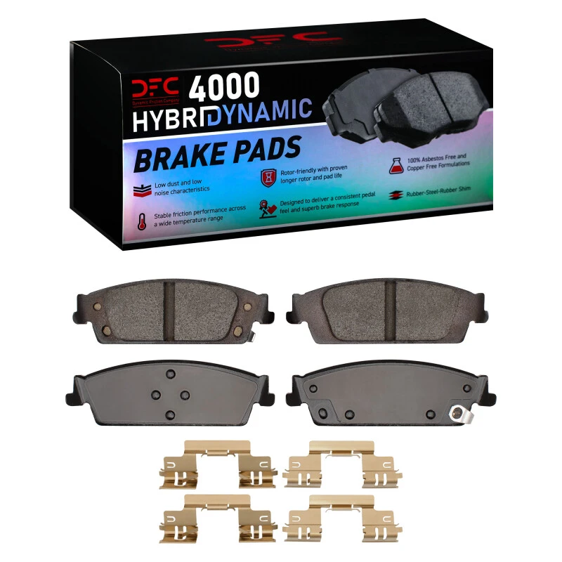 DFC 07-20 Cadillac Escalade Rear 4000 HybriDynamic Brake Pads and Hardware Kit
